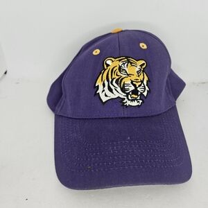 LSU Tigers Purple Baseball Hat Cap Adjustable Hat Captivating Headgear NCAA Mike